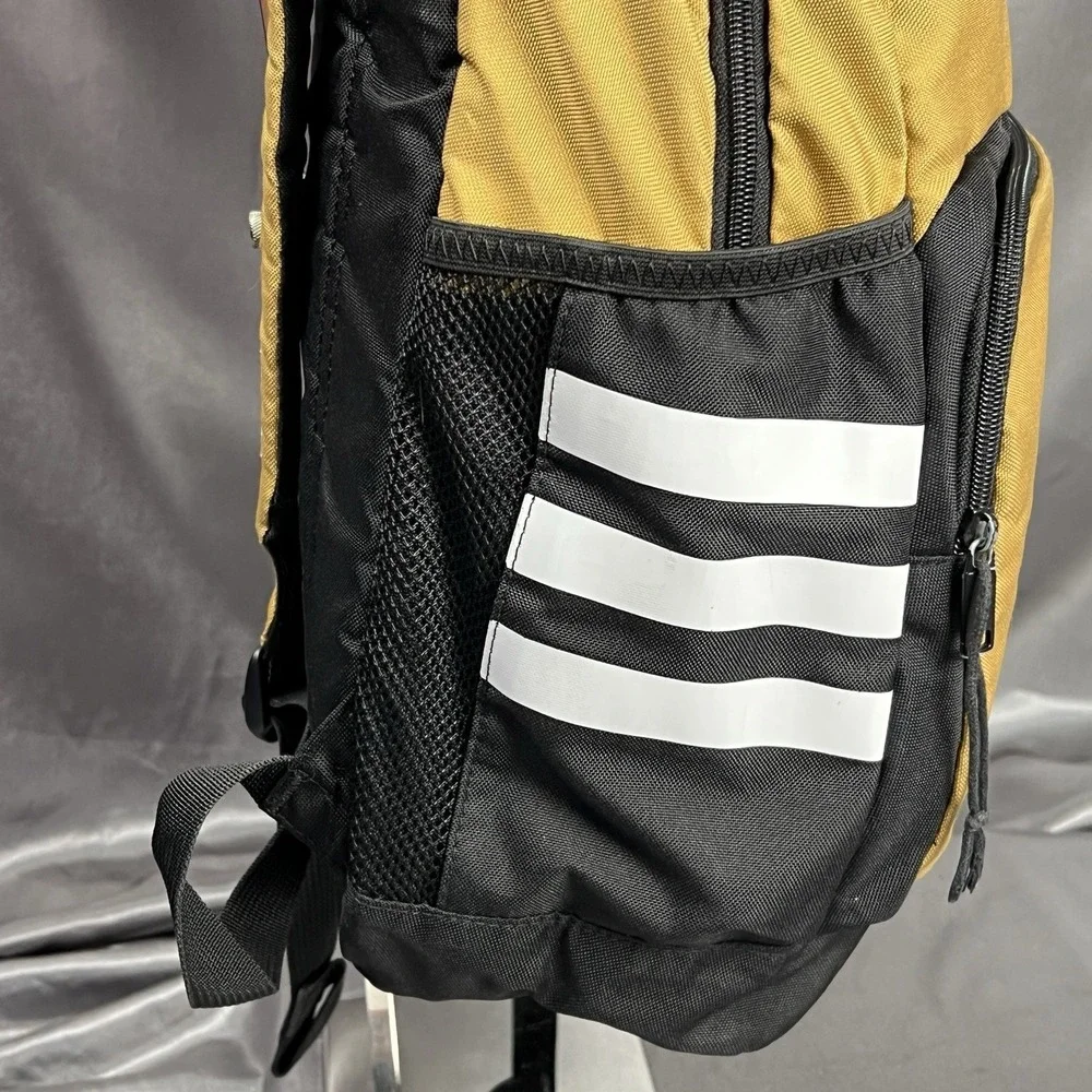 adidas Classic 3S 4 Mesa Brown/Black/White Laptop Unisex Backpack - CLEAN
